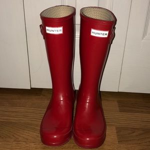 Kids Gloss Hunter Rain Boots